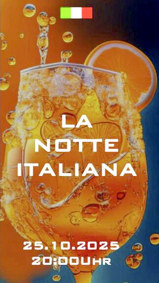 La notte italiana Party Flyer