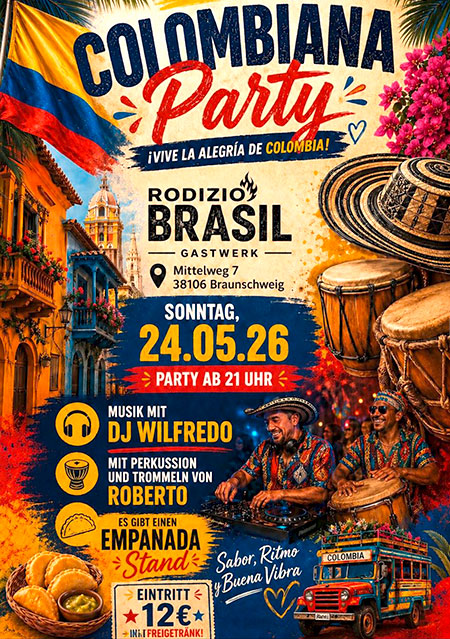 Colombiana Party im Gastwerk