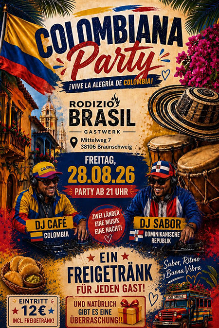 Colombiana Party im Gastwerk