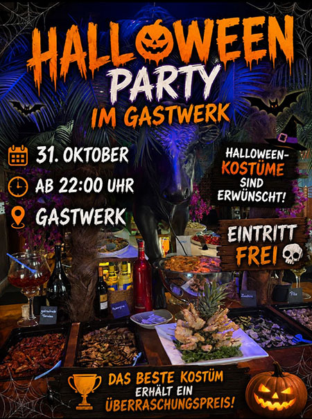 Halloween Party im Gastwerk